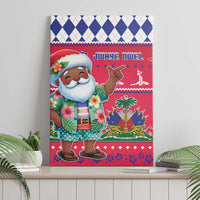 Haiti Christmas Canvas Wall Art Haitian Santa Jwaye Nwel - Wonder Print Shop