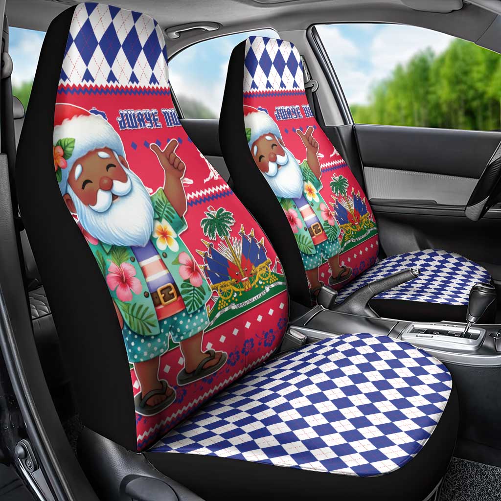 Haiti Christmas Car Seat Cover Haitian Santa Jwaye Nwel - Wonder Print Shop
