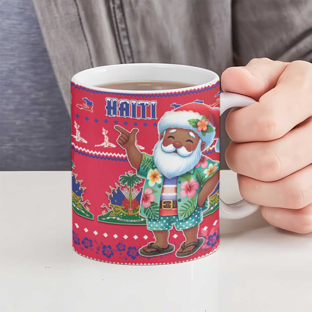 Haiti Christmas Ceramic Mug Haitian Santa Jwaye Nwel - Wonder Print Shop