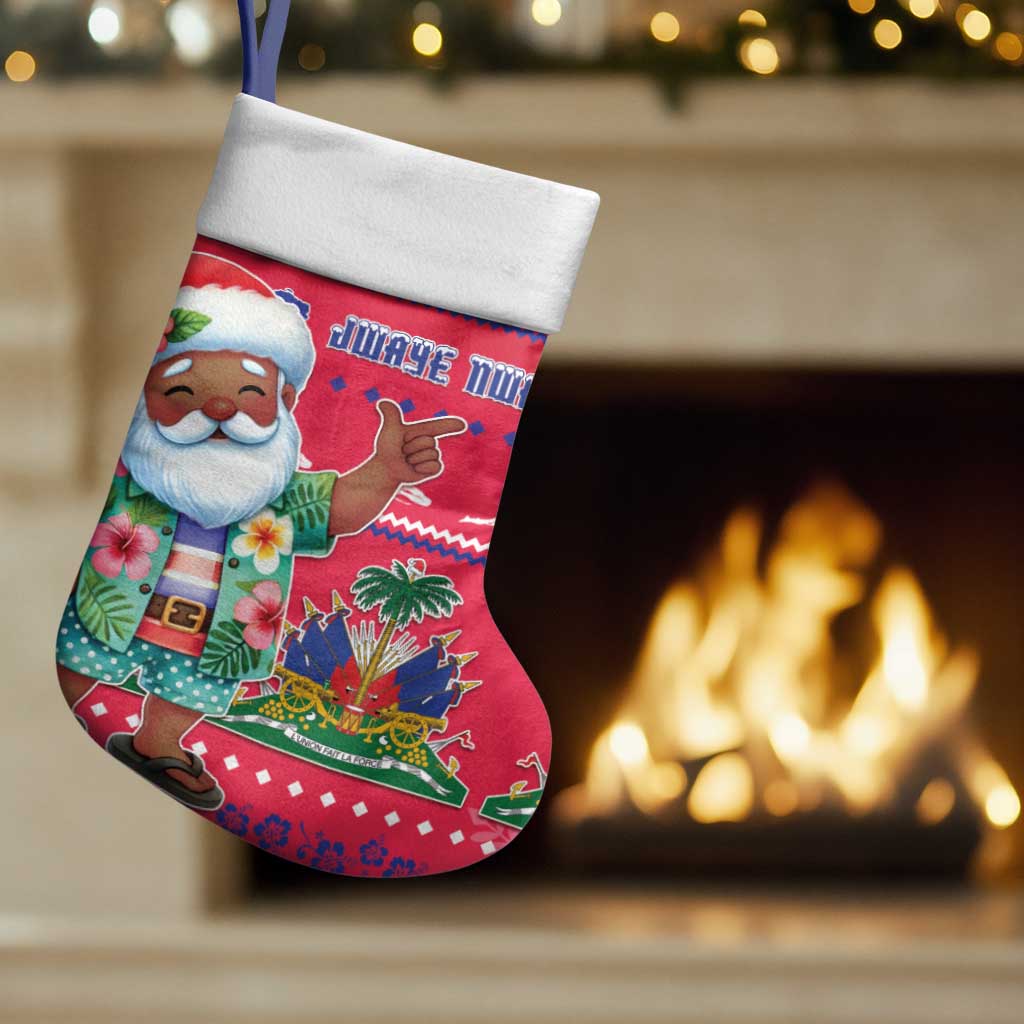 Haiti Christmas Stocking Haitian Santa Jwaye Nwel - Wonder Print Shop