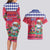 Haiti Christmas Couples Matching Long Sleeve Bodycon Dress and Hawaiian Shirt Haitian Santa Jwaye Nwel - Wonder Print Shop
