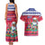 Haiti Christmas Couples Matching Tank Maxi Dress and Hawaiian Shirt Haitian Santa Jwaye Nwel - Wonder Print Shop