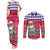 Haiti Christmas Couples Matching Tank Maxi Dress and Long Sleeve Button Shirt Haitian Santa Jwaye Nwel - Wonder Print Shop