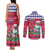Haiti Christmas Couples Matching Tank Maxi Dress and Long Sleeve Button Shirt Haitian Santa Jwaye Nwel - Wonder Print Shop