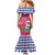 Haiti Christmas Family Matching Mermaid Dress and Hawaiian Shirt Haitian Santa Jwaye Nwel - Wonder Print Shop