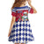 Haiti Christmas Family Matching Off The Shoulder Long Sleeve Dress and Hawaiian Shirt Haitian Santa Jwaye Nwel - Wonder Print Shop