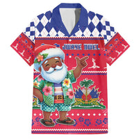 Haiti Christmas Family Matching Puletasi and Hawaiian Shirt Haitian Santa Jwaye Nwel - Wonder Print Shop