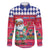 Haiti Christmas Family Matching Short Sleeve Bodycon Dress and Hawaiian Shirt Haitian Santa Jwaye Nwel - Wonder Print Shop