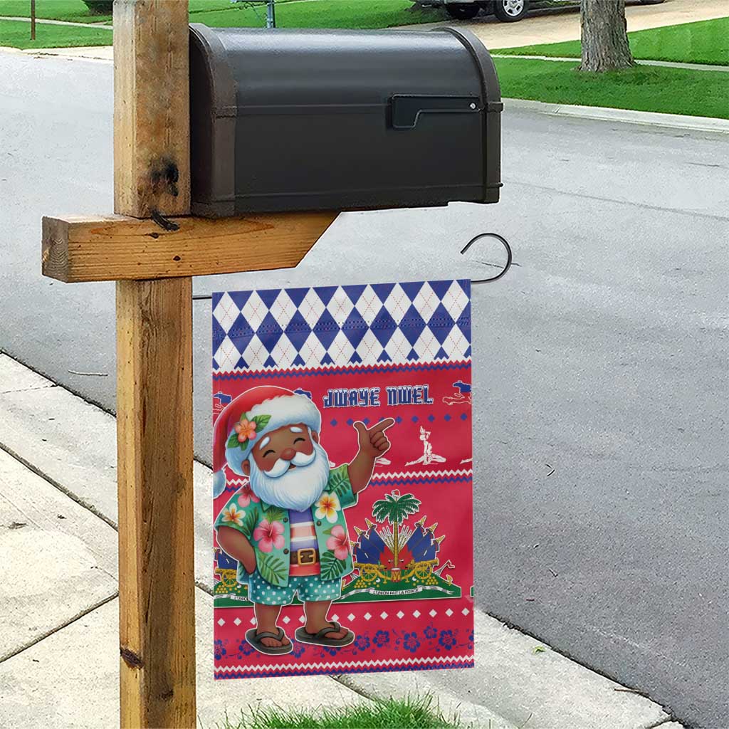 Haiti Christmas Garden Flag Haitian Santa Jwaye Nwel - Wonder Print Shop