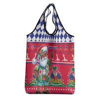 Haiti Christmas Grocery Bag Haitian Santa Jwaye Nwel - Wonder Print Shop