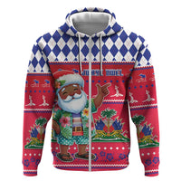 Haiti Christmas Hoodie Haitian Santa Jwaye Nwel - Wonder Print Shop