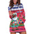 Haiti Christmas Hoodie Dress Haitian Santa Jwaye Nwel - Wonder Print Shop