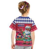 Haiti Christmas Kid T Shirt Haitian Santa Jwaye Nwel - Wonder Print Shop