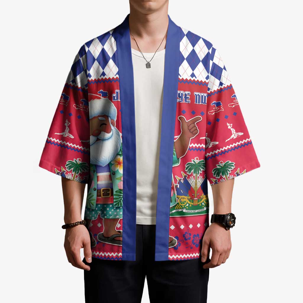 Haiti Christmas Kimono Haitian Santa Jwaye Nwel - Wonder Print Shop
