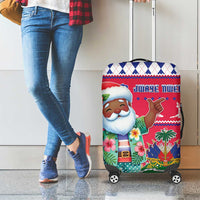Haiti Christmas Luggage Cover Haitian Santa Jwaye Nwel - Wonder Print Shop