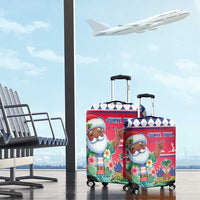 Haiti Christmas Luggage Cover Haitian Santa Jwaye Nwel - Wonder Print Shop
