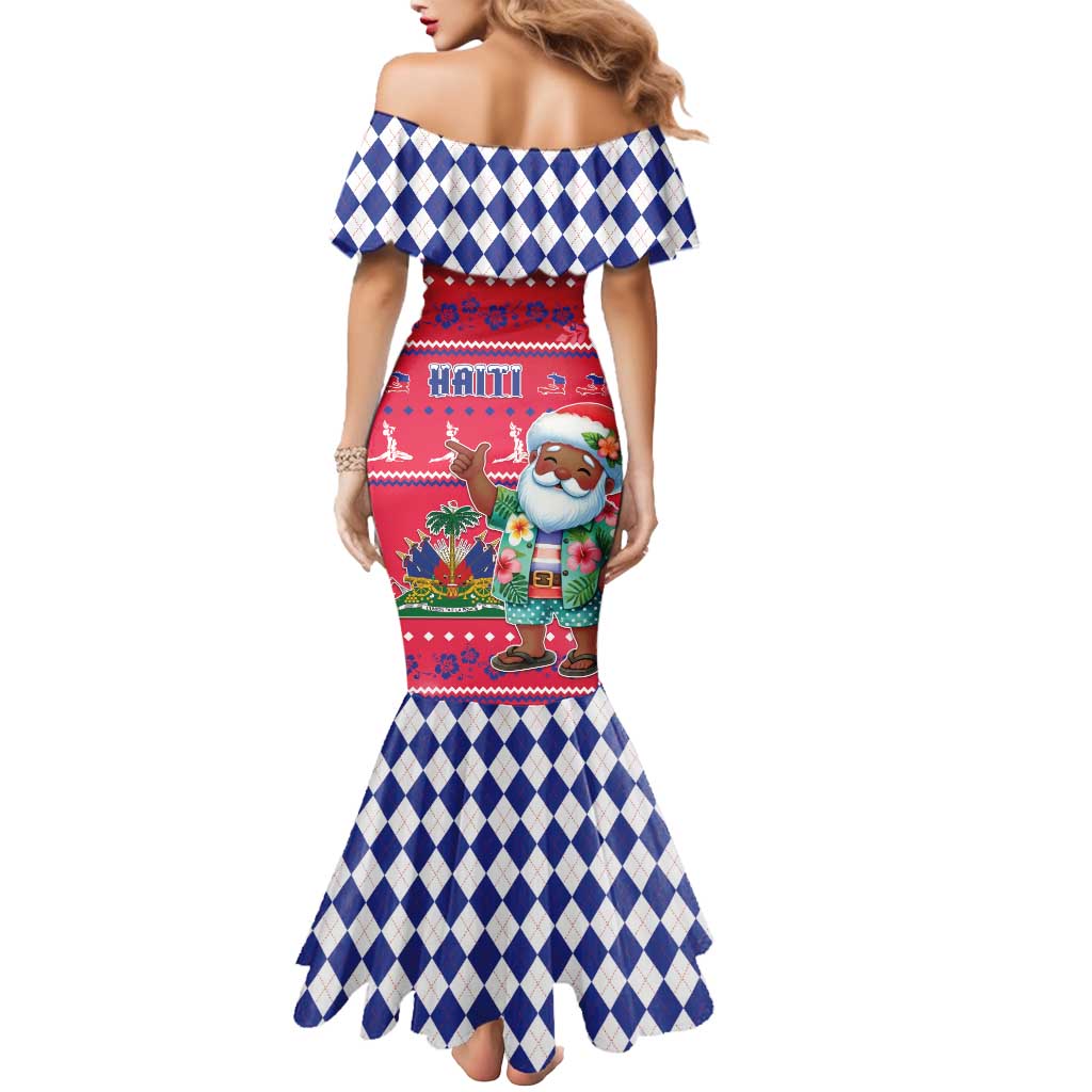 Haiti Christmas Mermaid Dress Haitian Santa Jwaye Nwel - Wonder Print Shop