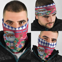 Haiti Christmas Neck Gaiter Haitian Santa Jwaye Nwel - Wonder Print Shop