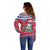 Haiti Christmas Off Shoulder Sweater Haitian Santa Jwaye Nwel - Wonder Print Shop