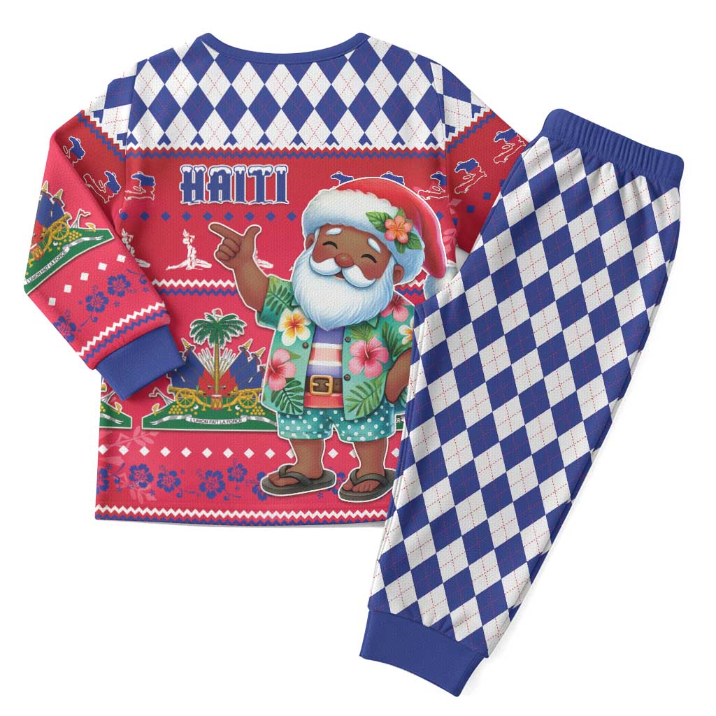 Haiti Christmas Pajama Set Haitian Santa Jwaye Nwel - Wonder Print Shop