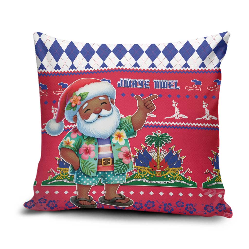 Haiti Christmas Pillow Cover Haitian Santa Jwaye Nwel - Wonder Print Shop