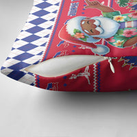 Haiti Christmas Pillow Cover Haitian Santa Jwaye Nwel - Wonder Print Shop