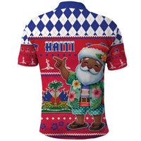 Haiti Christmas Polo Shirt Haitian Santa Jwaye Nwel - Wonder Print Shop