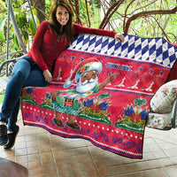 Haiti Christmas Quilt Haitian Santa Jwaye Nwel - Wonder Print Shop