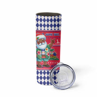 Haiti Christmas Skinny Tumbler Haitian Santa Jwaye Nwel - Wonder Print Shop
