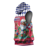Haiti Christmas Sleeveless Hoodie Haitian Santa Jwaye Nwel - Wonder Print Shop