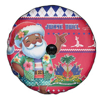 Haiti Christmas Spare Tire Cover Haitian Santa Jwaye Nwel - Wonder Print Shop