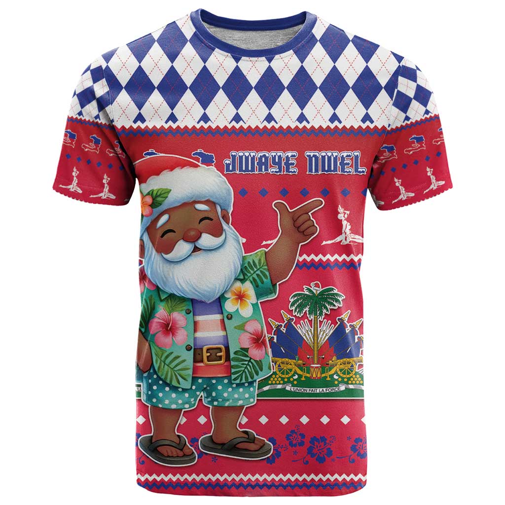 Haiti Christmas T Shirt Haitian Santa Jwaye Nwel - Wonder Print Shop