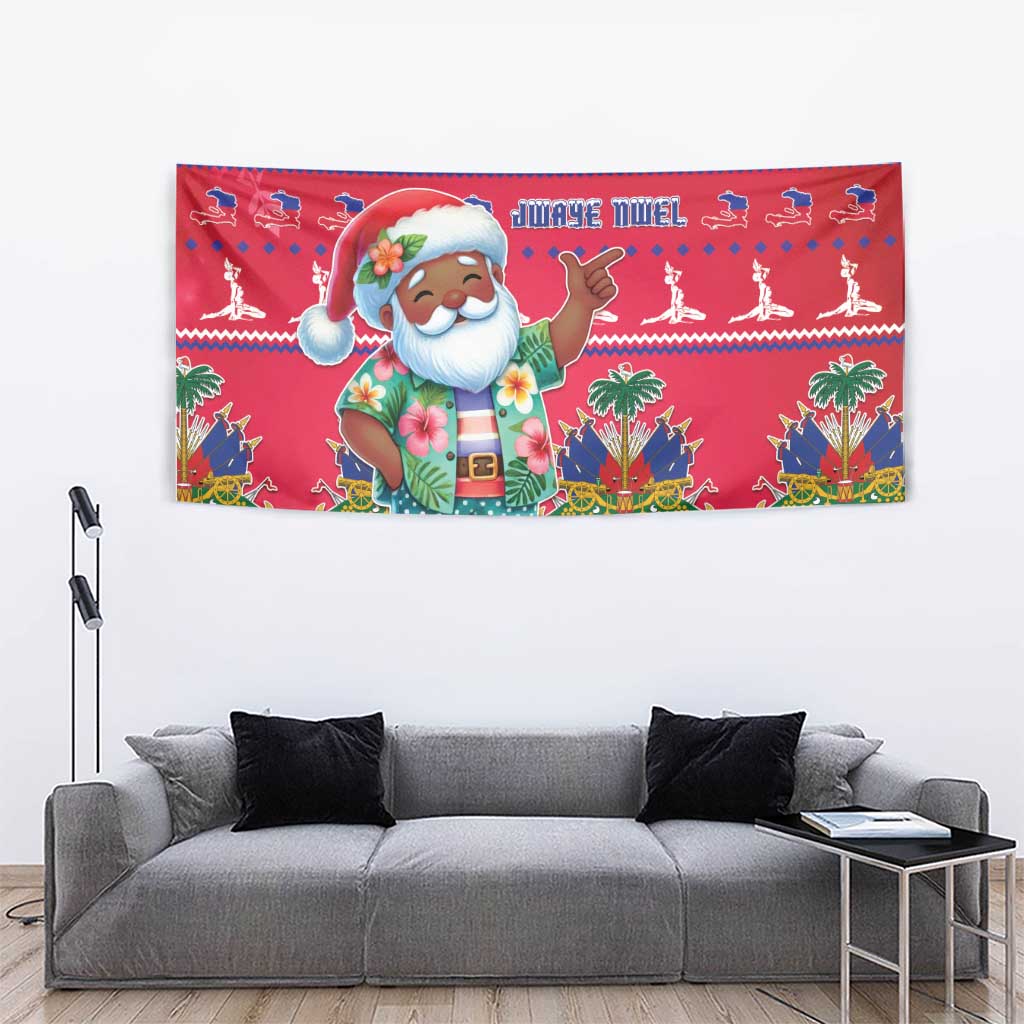 Haiti Christmas Tapestry Haitian Santa Jwaye Nwel - Wonder Print Shop