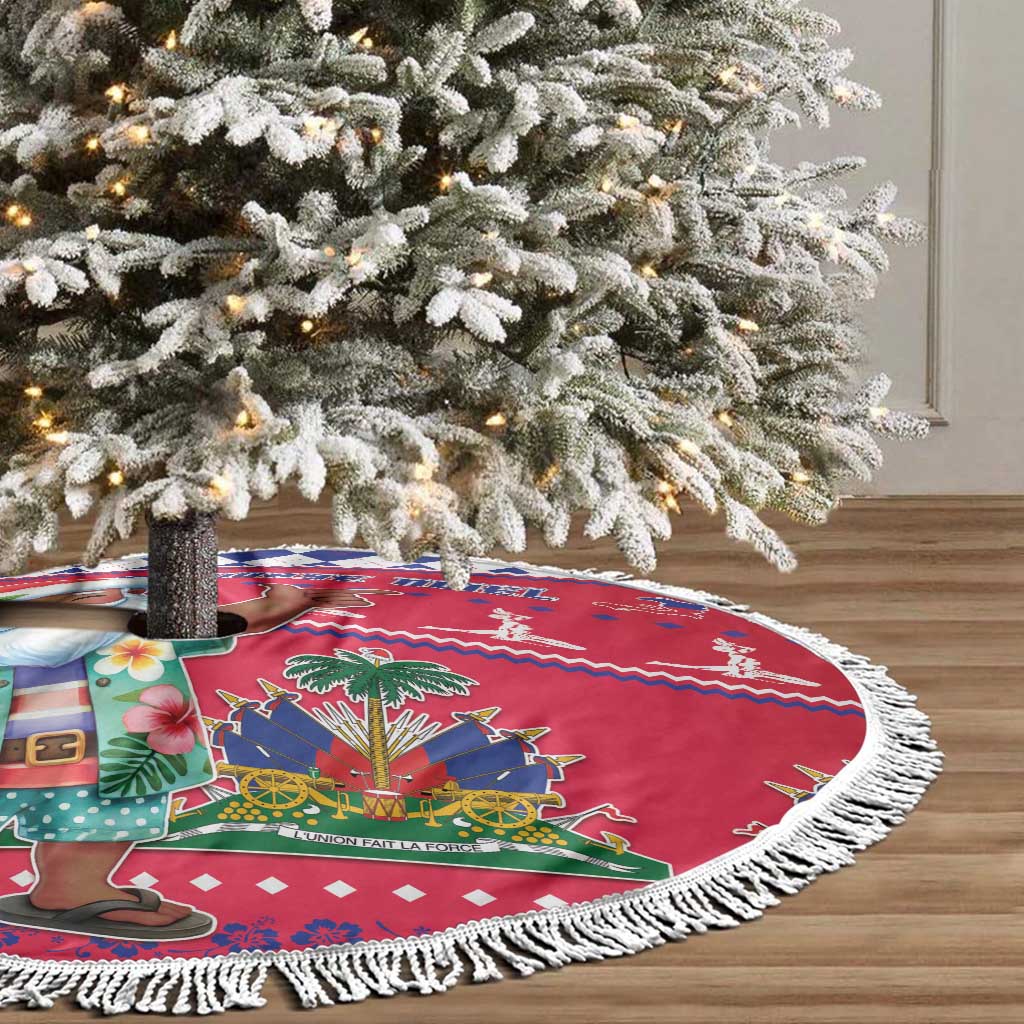 Haiti Christmas Tree Skirt Haitian Santa Jwaye Nwel - Wonder Print Shop