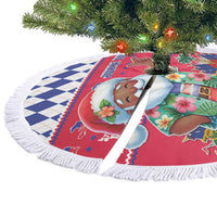 Haiti Christmas Tree Skirt Haitian Santa Jwaye Nwel - Wonder Print Shop