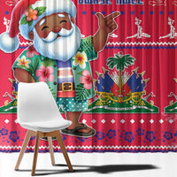 Haiti Christmas Window Curtain Haitian Santa Jwaye Nwel - Wonder Print Shop