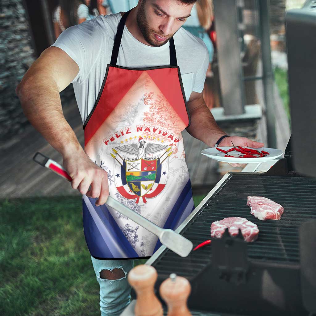Panama Christmas Apron Coat Of Arms Santa Harpy - Wonder Print Shop