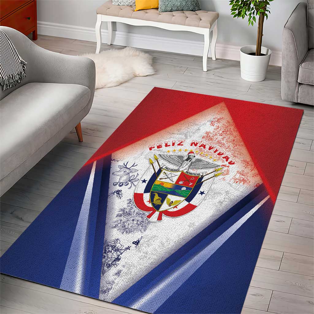 Panama Christmas Area Rug Coat Of Arms Santa Harpy - Wonder Print Shop