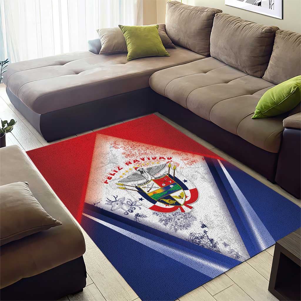 Panama Christmas Area Rug Coat Of Arms Santa Harpy - Wonder Print Shop