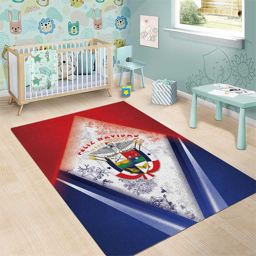 Panama Christmas Area Rug Coat Of Arms Santa Harpy - Wonder Print Shop