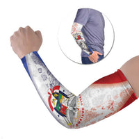 Panama Christmas Arm Sleeves Coat Of Arms Santa Harpy - Wonder Print Shop