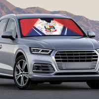 Panama Christmas Auto Sun Shade Coat Of Arms Santa Harpy - Wonder Print Shop