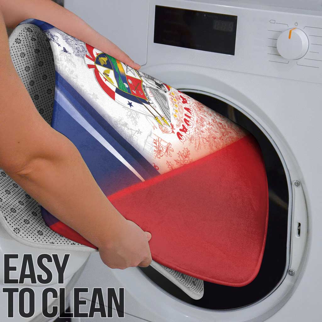 Panama Christmas Bathroom Set Coat Of Arms Santa Harpy - Wonder Print Shop