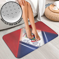 Panama Christmas Bathroom Set Coat Of Arms Santa Harpy - Wonder Print Shop