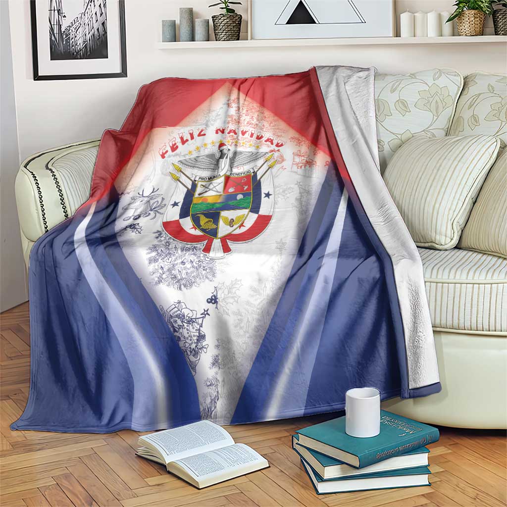Panama Christmas Blanket Coat Of Arms Santa Harpy - Wonder Print Shop