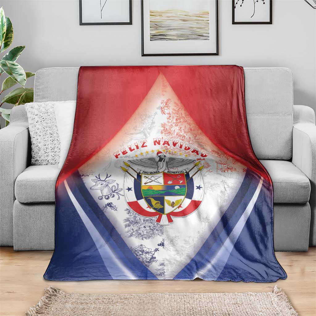 Panama Christmas Blanket Coat Of Arms Santa Harpy - Wonder Print Shop