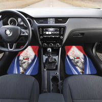 Panama Christmas Car Mats Coat Of Arms Santa Harpy - Wonder Print Shop