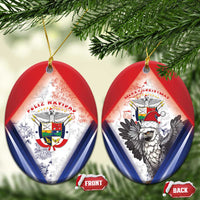 Panama Christmas Ceramic Ornament Coat Of Arms Santa Harpy - Wonder Print Shop