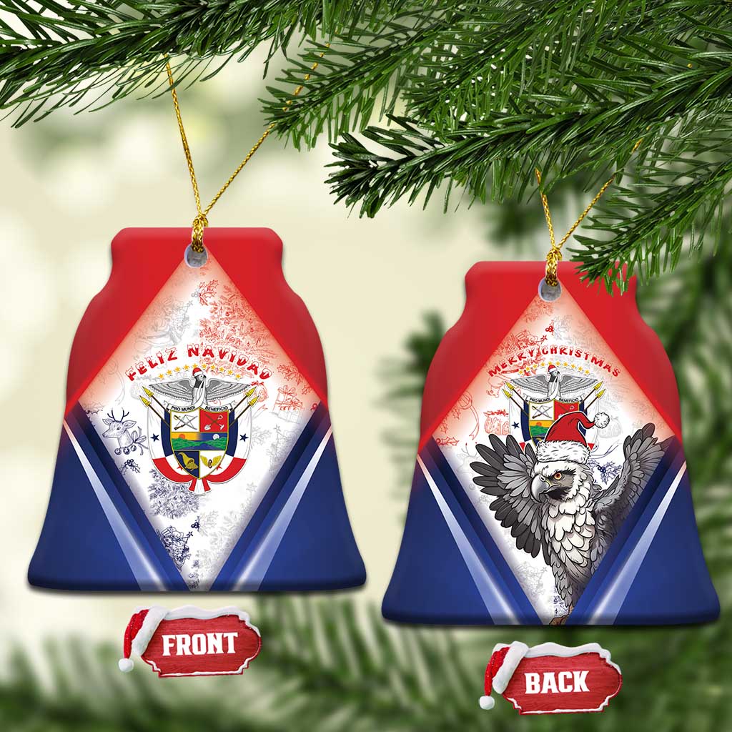 Panama Christmas Ceramic Ornament Coat Of Arms Santa Harpy - Wonder Print Shop