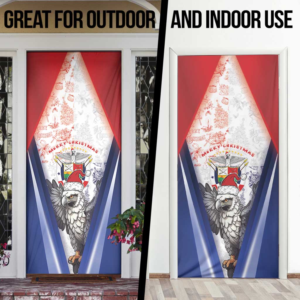 Panama Christmas Door Cover Coat Of Arms Santa Harpy - Wonder Print Shop